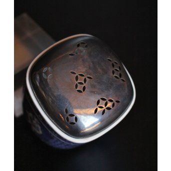 山川孝次 銀火屋 古伊万里香炉　K492 