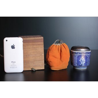 山川孝次 銀火屋 古伊万里香炉　K492 