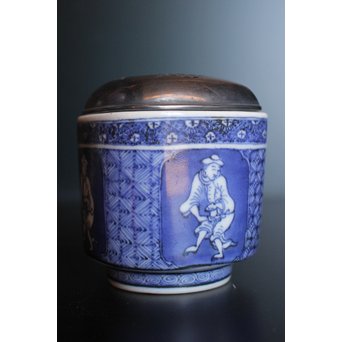 山川孝次 銀火屋 古伊万里香炉　K492 