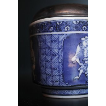 山川孝次 銀火屋 古伊万里香炉　K492 