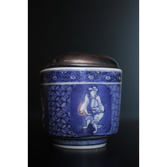 山川孝次 銀火屋 古伊万里香炉　K492 