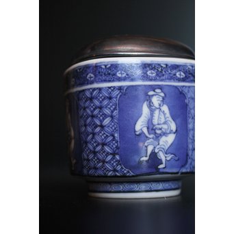 山川孝次 銀火屋 古伊万里香炉　K492 