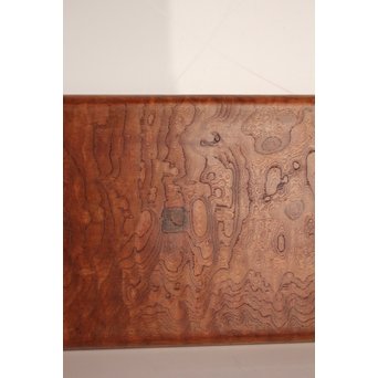 大野 昭和斎 桑葡萄杢香盆/煎茶盆  K507 