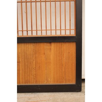 黒枠2層ケンドン式障子戸 2枚1組　F191 