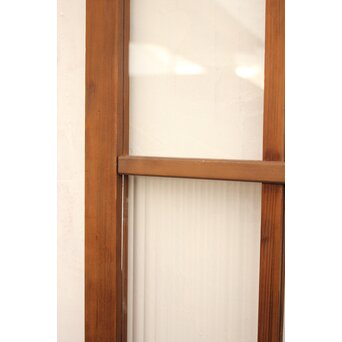 モールとクリアガラスの市松ガラス戸 4枚1組　GD1040 