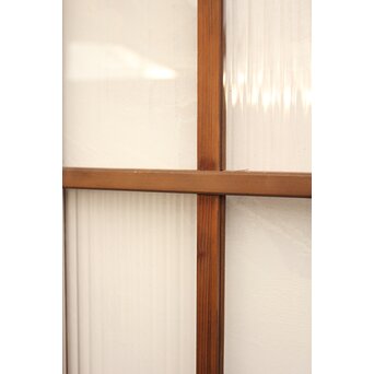 モールとクリアガラスの市松ガラス戸 4枚1組　GD1040 