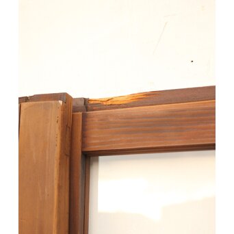 モールとクリアガラスの市松ガラス戸 4枚1組　GD1040 