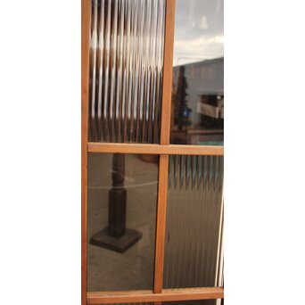 モールとクリアガラスの市松ガラス戸 4枚1組　GD1040 