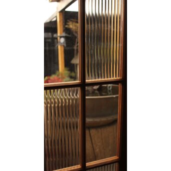 モールとクリアガラスの市松ガラス戸 4枚1組　GD1040 