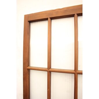 モールとクリアガラスの市松ガラス戸 4枚1組　GD1040 