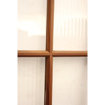 モールとクリアガラスの市松ガラス戸 4枚1組　GD1040 