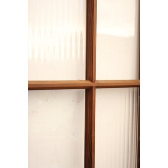 モールとクリアガラスの市松ガラス戸 4枚1組　GD1040 