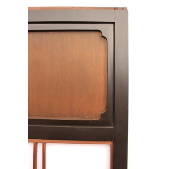 稀少緑色オニダイアガラスの障子戸 2枚1組  GD1042Y 