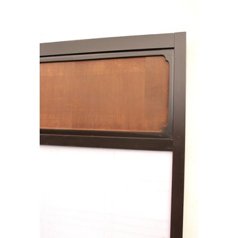 稀少緑色オニダイアガラスの障子戸 2枚1組  GD1042Y 