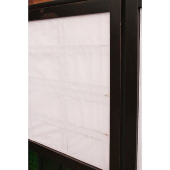 稀少緑色オニダイアガラスの障子戸 2枚1組  GD1042Y 