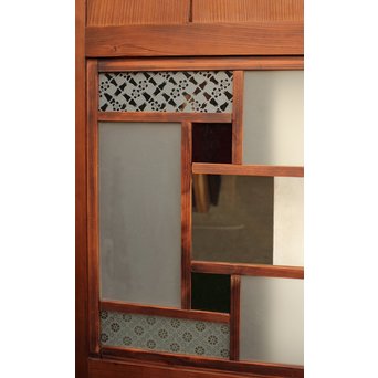 細分色ガラス建具 2枚1組　GD1043 