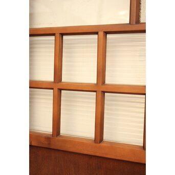 紫と緑色ガラスの建具 2枚1組　GD1046Y 