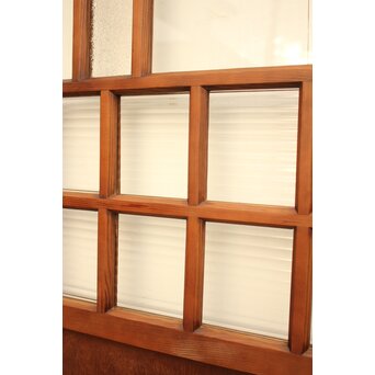 紫と緑色ガラスの建具 2枚1組　GD1046Y 