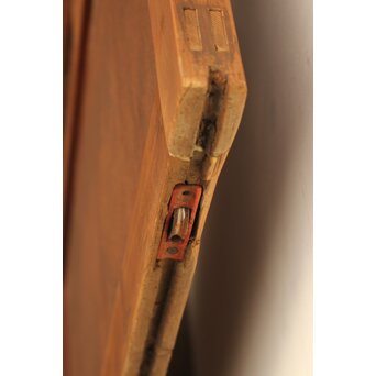 紫と緑色ガラスの建具 2枚1組　GD1046Y 