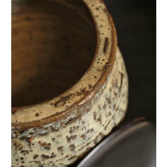 斑唐津風 九州系陶器 水差　K517 