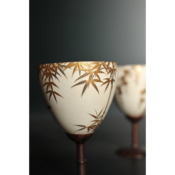 蒔絵卵殻杯 2個1組　S2975 