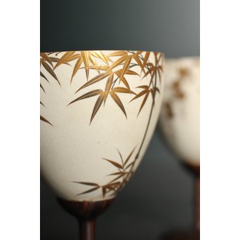 蒔絵卵殻杯 2個1組　S2975 