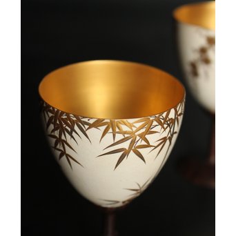 蒔絵卵殻杯 2個1組　S2975 