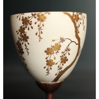 蒔絵卵殻杯 2個1組　S2975 