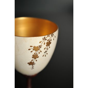 蒔絵卵殻杯 2個1組　S2975 