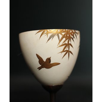 蒔絵卵殻杯 2個1組　S2975 