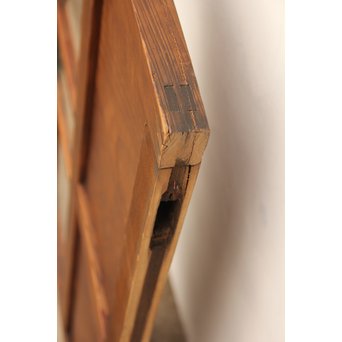 桜模様と緑色ガラスの建具 2枚1組　GD1050 