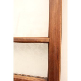 桜模様と緑色ガラスの建具 2枚1組　GD1050 