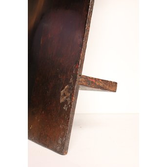 漆/うるし職人の作業台【長黒】J2438 