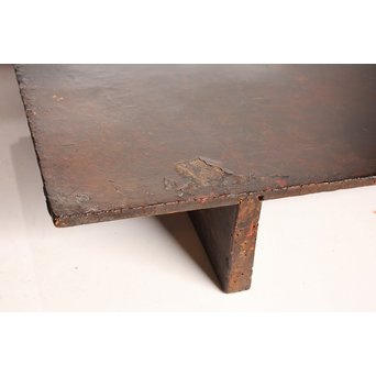 漆/うるし職人の作業台【長黒】J2438 