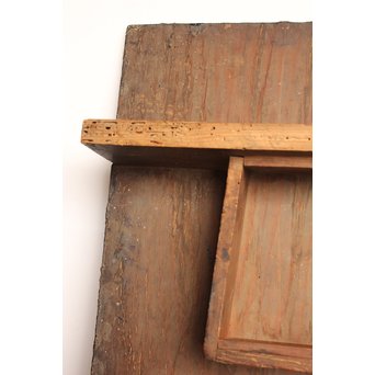 漆/うるし職人の作業台【長黒】J2438 