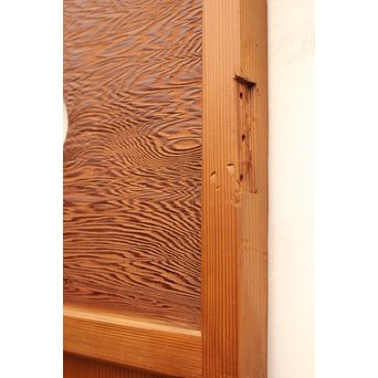 松皮菱意匠 腐食ガラスの雪隠戸　GD1056 