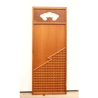 松皮菱意匠 腐食ガラスの雪隠戸　GD1056