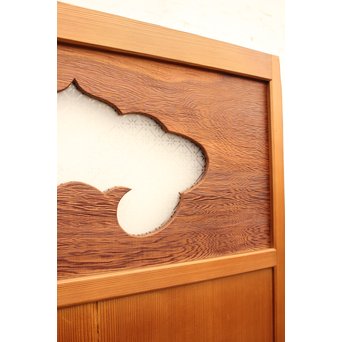 松皮菱意匠 腐食ガラスの雪隠戸　GD1056 