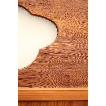 松皮菱意匠 腐食ガラスの雪隠戸　GD1056 