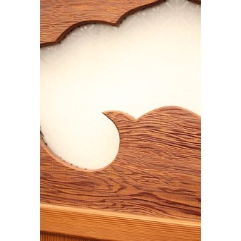 松皮菱意匠 腐食ガラスの雪隠戸　GD1056 