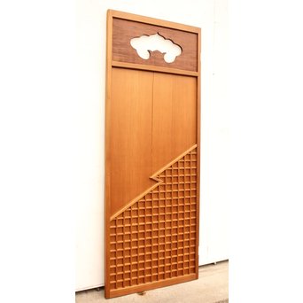 松皮菱意匠 腐食ガラスの雪隠戸　GD1056 