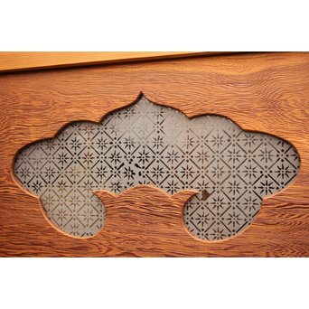 松皮菱意匠 腐食ガラスの雪隠戸　GD1056 