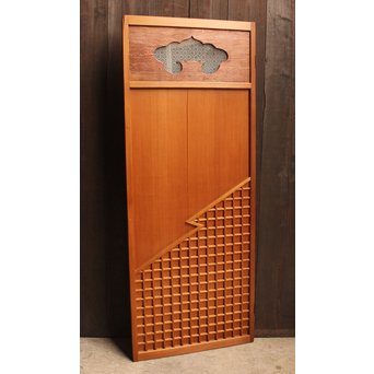 松皮菱意匠 腐食ガラスの雪隠戸　GD1056 