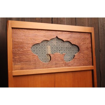 松皮菱意匠 腐食ガラスの雪隠戸　GD1056 