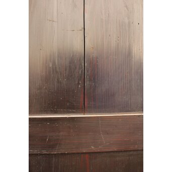 田舎風時代民藝帯戸 4枚1組　D159 