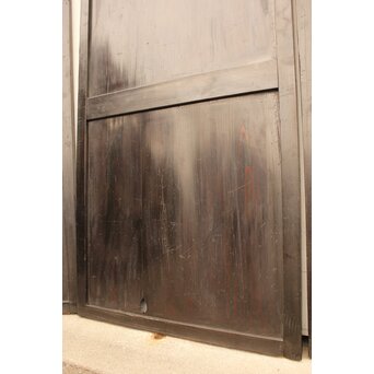 田舎風時代民藝帯戸 4枚1組　D159 