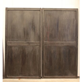 田舎風時代民藝帯戸 4枚1組　D159 表裏共にこのような感じ