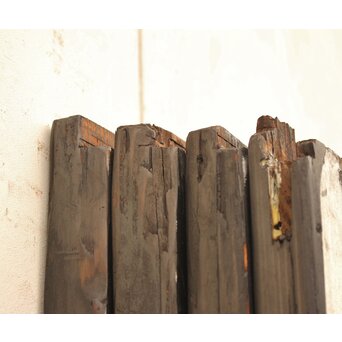 田舎風時代民藝帯戸 4枚1組　D159 