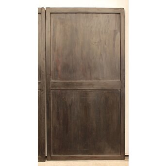 田舎風時代民藝帯戸 4枚1組　D159 4枚すべてこのような状態　代表で撮影しました