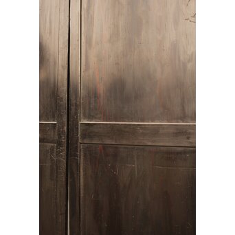 田舎風時代民藝帯戸 4枚1組　D159 